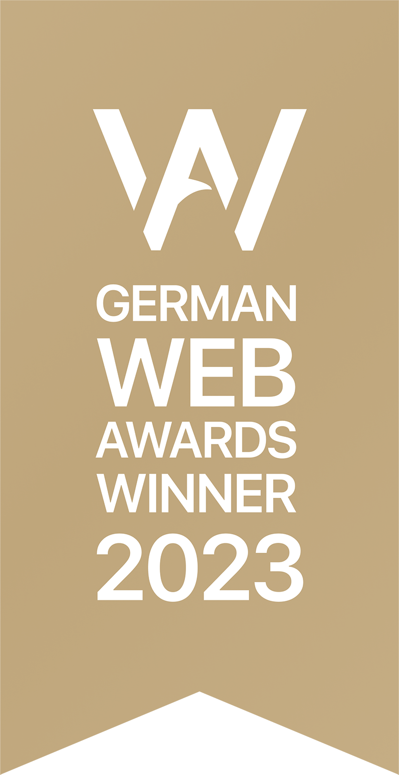German Web Awards '23 Siegel
